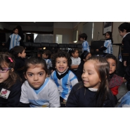 Festejos por el Día de la Bandera con los niños de Jardín